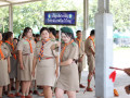 กิจกรรมลูกเสือวิสามัญ การฝึกซ้อมพิธีสวนสนามและระเบียบของลูกเ ... Image 1