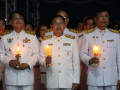 พิธีถวายราชสักการะและวางพานพุ่ม และพิธีจุดเทียนถวายพระพรชัยม ... Image 1